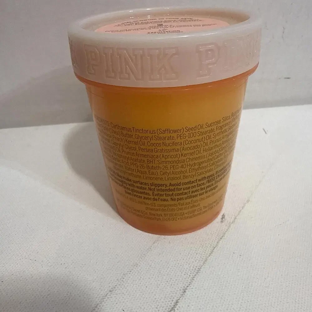 Victoria's Secret Pink Coco Peach‎ Body Scrub Exfoliating Shower Smoothing New